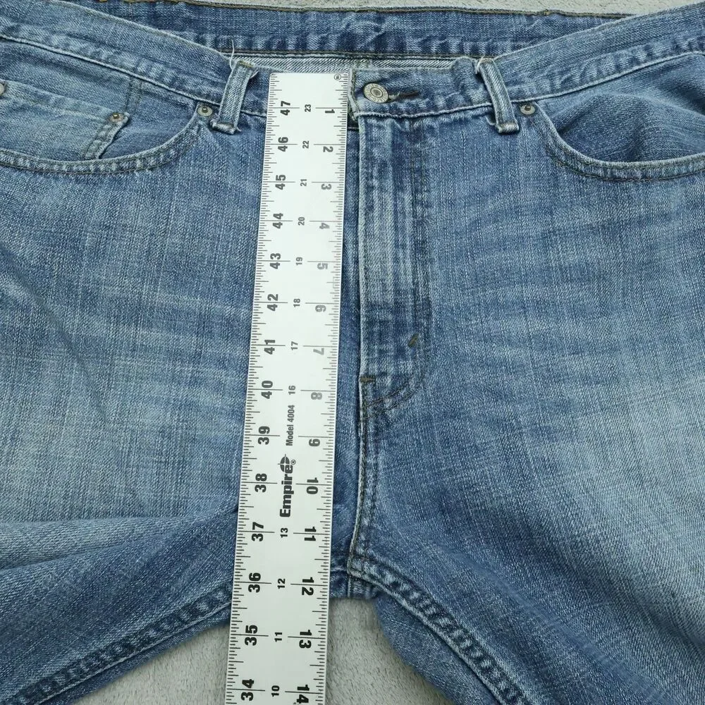 Levi's 559 Jeans Mens Size 38x30 Blue Relaxed Fit 100% Cotton Denim Timeworn